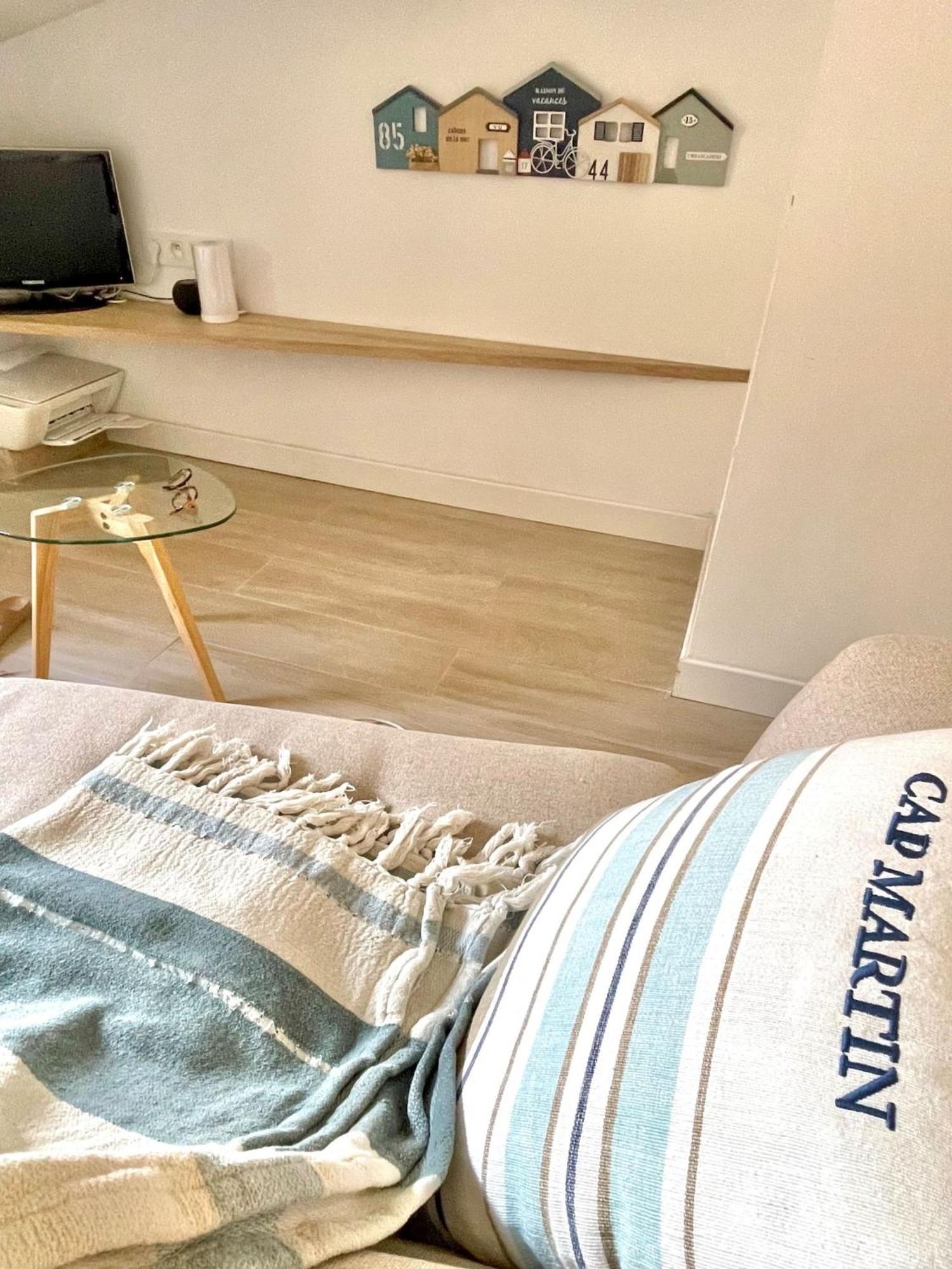 "Charmant Studio Moderne" Centre, Proche Plage Mentone Esterno foto