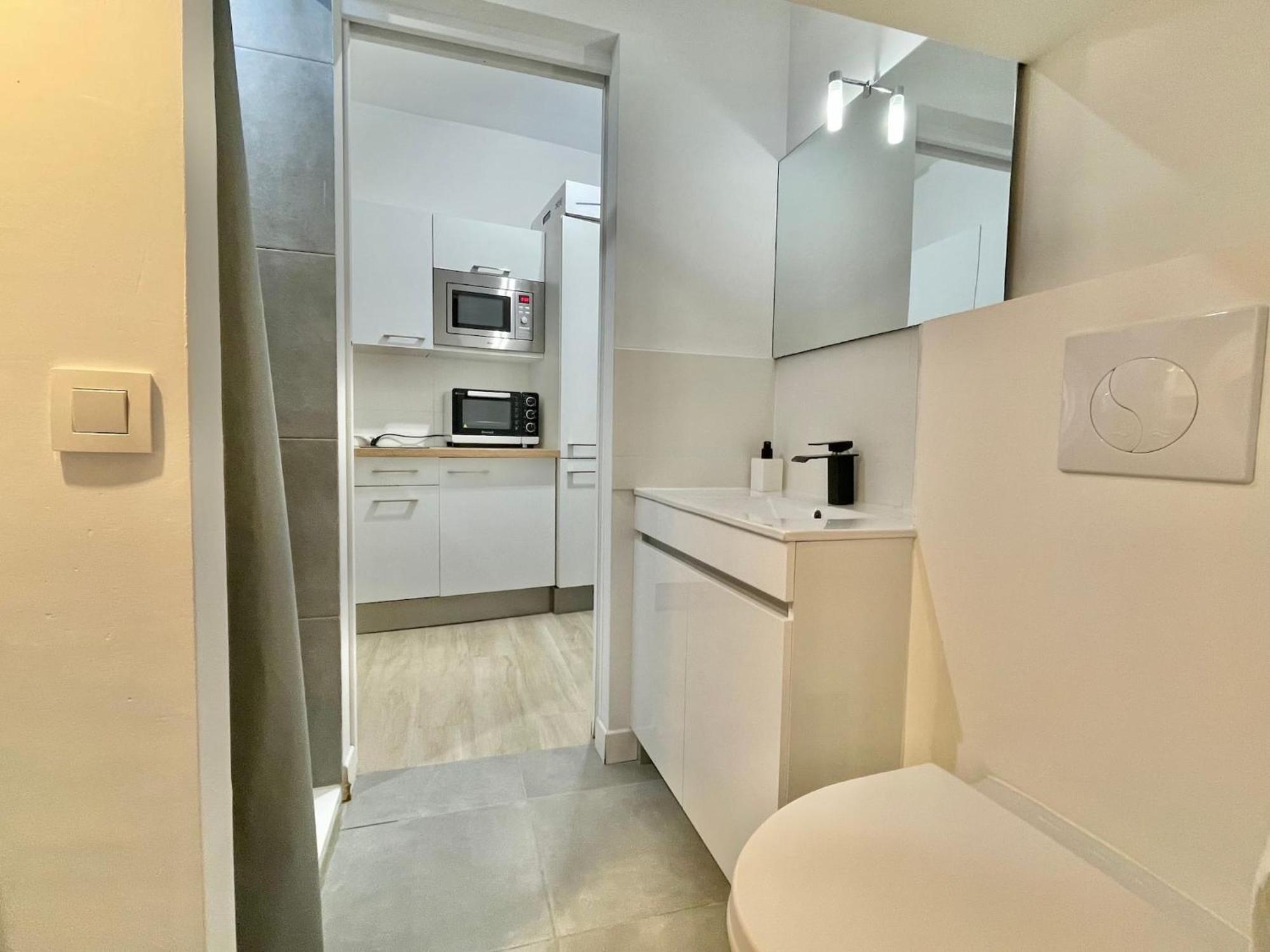 "Charmant Studio Moderne" Centre, Proche Plage Mentone Esterno foto