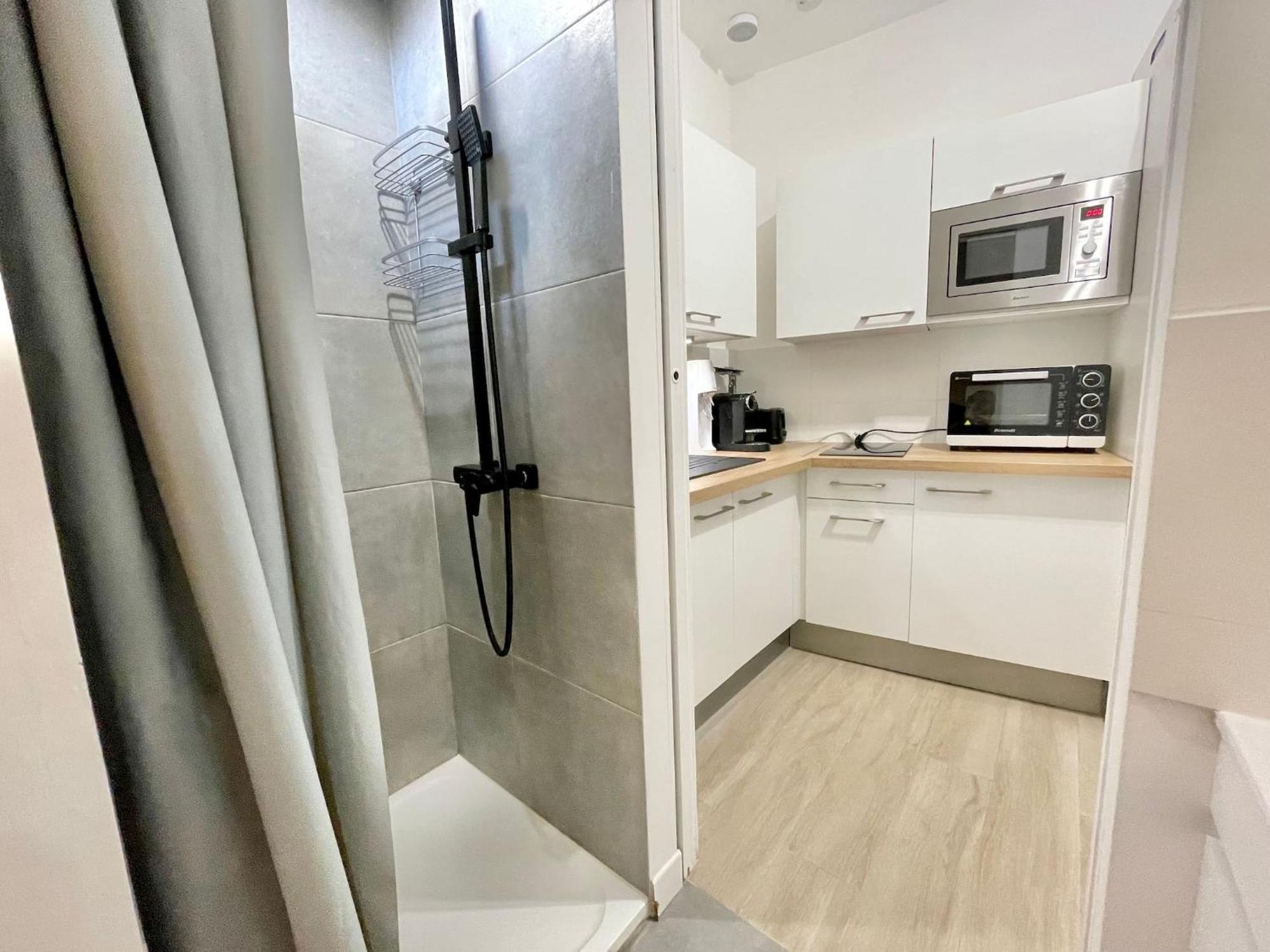 "Charmant Studio Moderne" Centre, Proche Plage Mentone Esterno foto